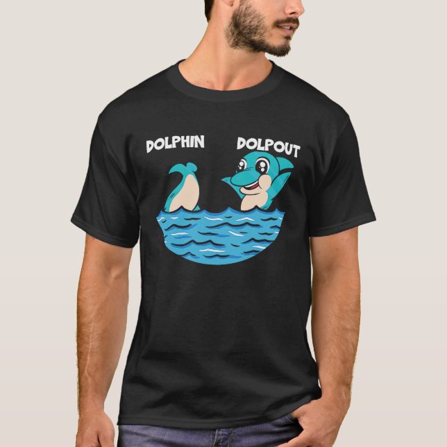 Dolphin Lover Marine Biology Underwater Animal 11 T Shirt (Framsida)