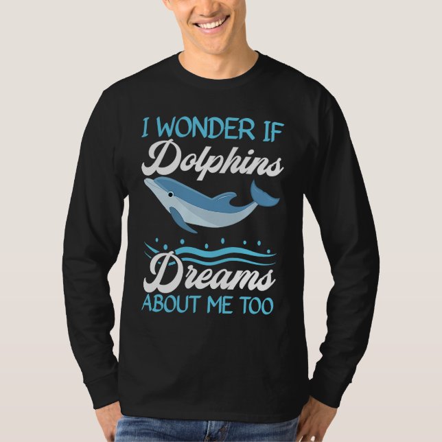 Dolphin Lover Marine Biology Underwater Animal 6 T Shirt (Framsida)