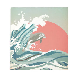 Dolphin lycka anteckningsblock