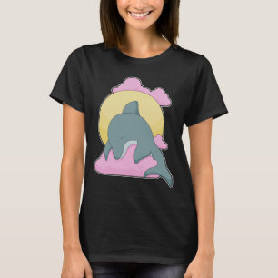 Dolphin Måne Clouds T Shirt