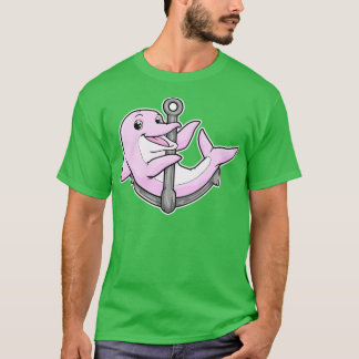 Dolphin med Anchor T Shirt