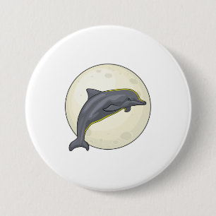 Dolphin med Måne Knapp