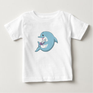 Dolphin med Pearl T Shirt