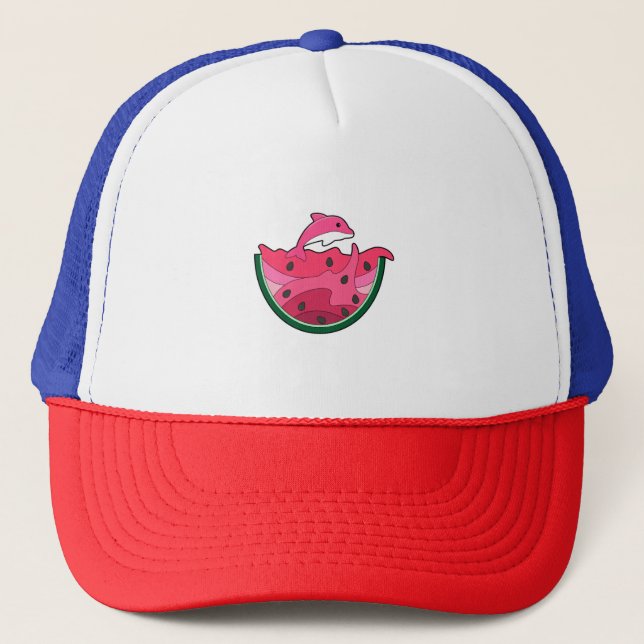 Dolphin med Watermelon Keps (Framsida)