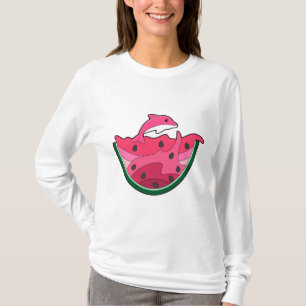 Dolphin med Watermelon T Shirt