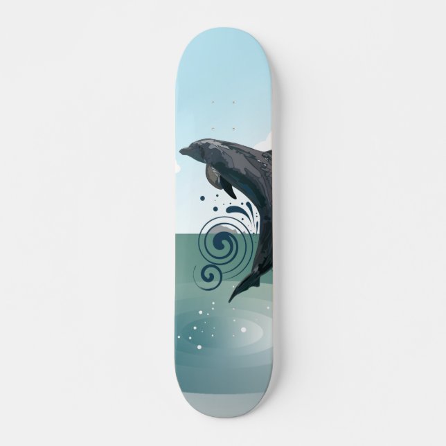 Dolphin Mini Skateboard Bräda 18,5 Cm (Framsida)