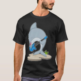 Dolphin Musician Guitar Music T Shirt