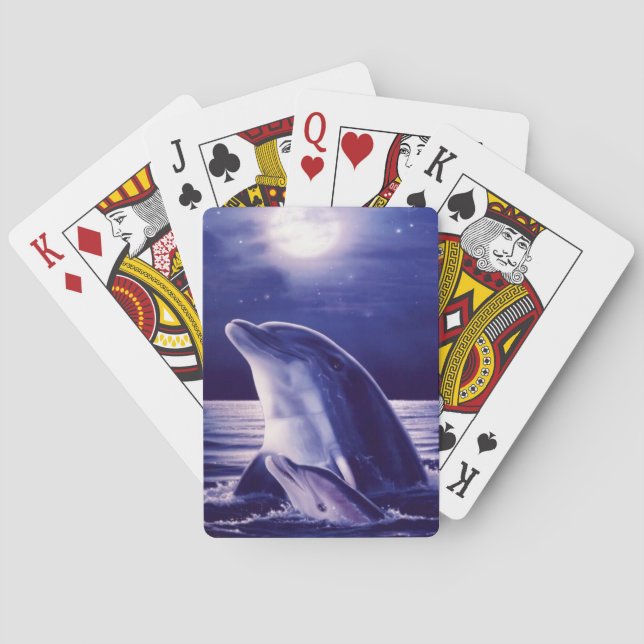 Dolphin och Baby Spel Kort (Baksidan)