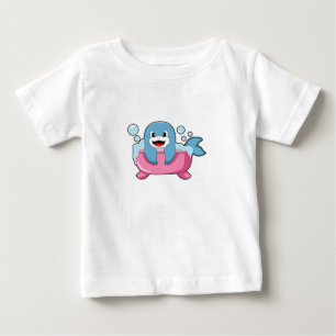 Dolphin on Bathtub T Shirt