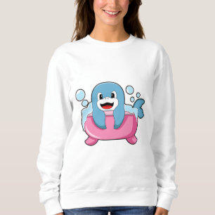 Dolphin on Bathtub T Shirt