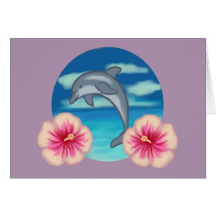 Dolphin Paradise Hälsningskort