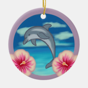 Dolphin Paradise Julgransprydnad Keramik