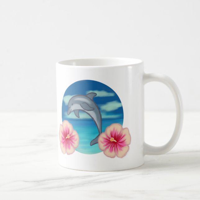 Dolphin Paradise Kaffemugg (Höger)