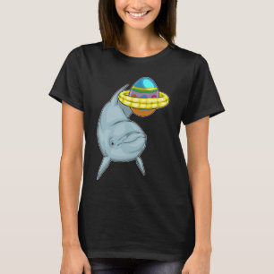 Dolphin Påsk Påskägg Swimming T Shirt