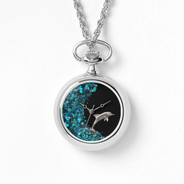 Dolphin Paua Snäcka Wave watch Armbandsur (Framsida)