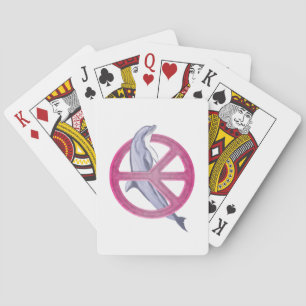 Dolphin Peace Rosa Casinokort