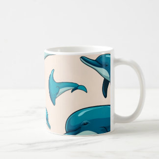Dolphin Personlig Coffee Mugg* Kaffemugg