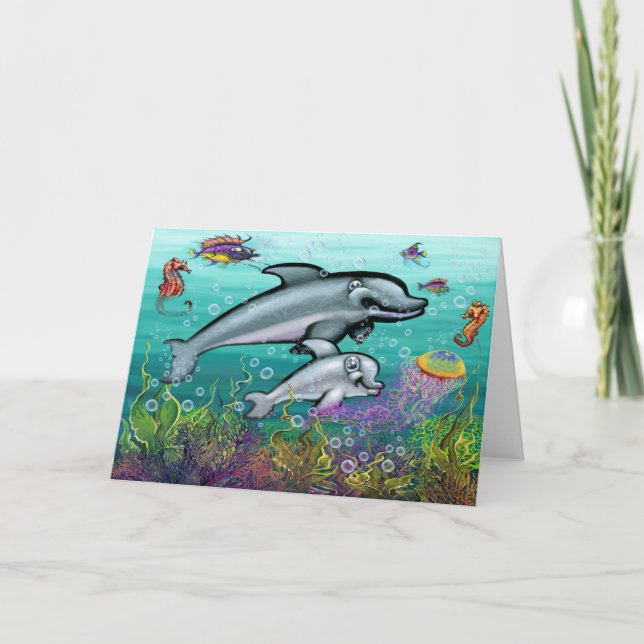 Dolphin Playground Kort (Framsida)