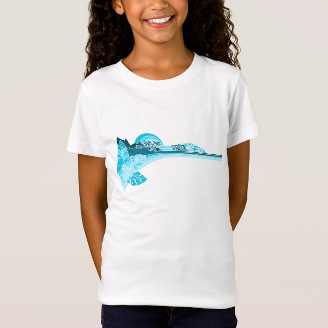 Dolphin Point Girls Tee Shirt (Framsida)