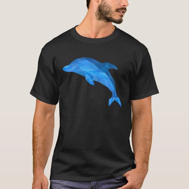 Dolphin  Polygon Poly Ar Women s T Shirt (Framsida)