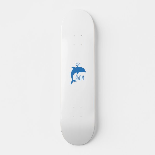 Dolphin-simma Mini Skateboard Bräda 18,5 Cm (Framsida)