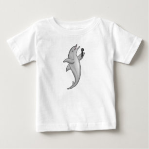 Dolphin Singer Microphone T Shirt