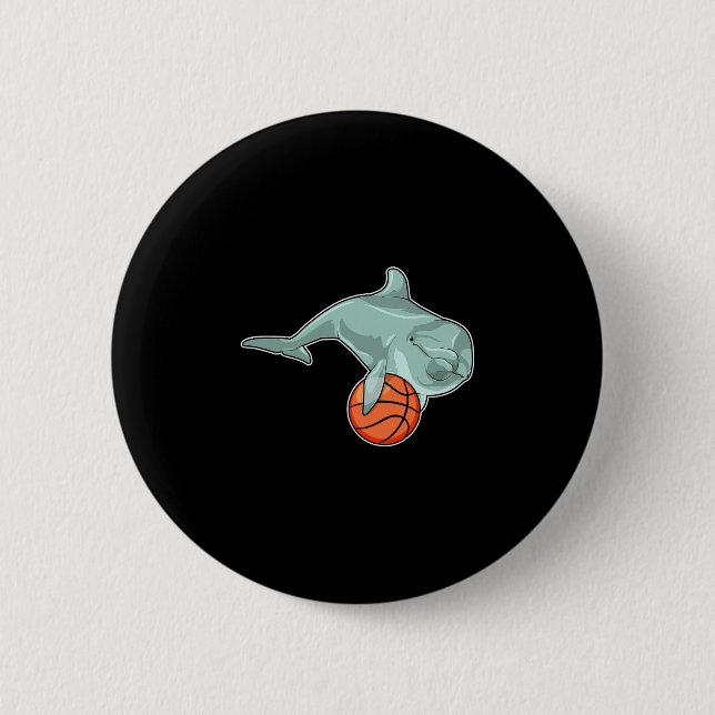 Dolphin Sketll Spelare Sketll Sport  Knapp (Framsida)