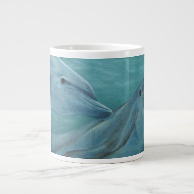 Dolphin Smiles Jumbo Mugg (Framsidan)
