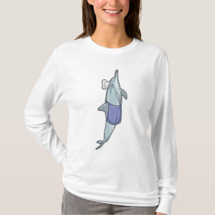 Dolphin som Cook med Chef hat T Shirt