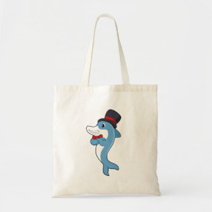 Dolphin som gentleman med Hat Tygkasse