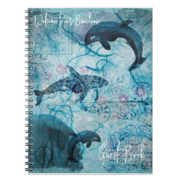 Dolphin Spiral Journal/Guest Bok Anteckningsbok