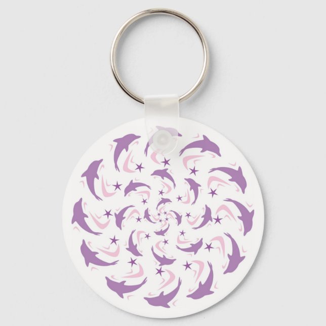 Dolphin spiral nyckelring (Framsida)