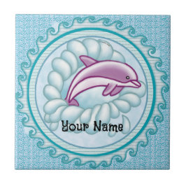 Dolphin Splash Kakelplatta