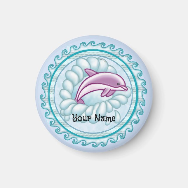 Dolphin Splash  Magnet (Framsidan)
