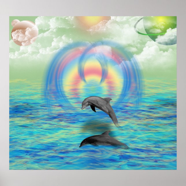 Dolphin Stigning Poster (Framsidan)