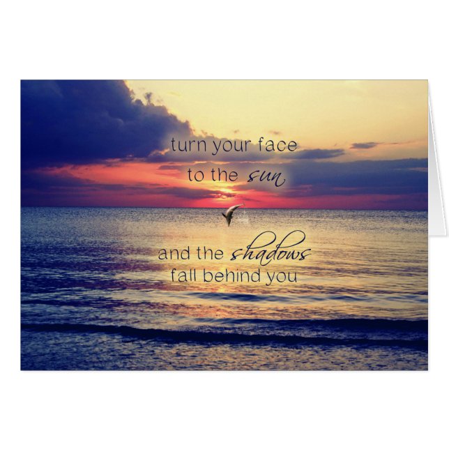 Dolphin Sunset Hälsningskort (Framsidan Horizontal)