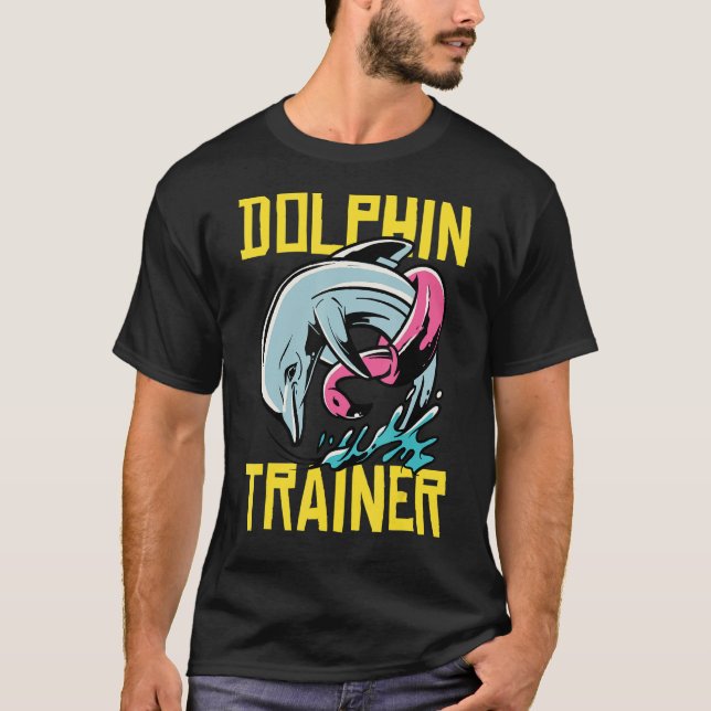 Dolphin-Tränare T Shirt (Framsida)