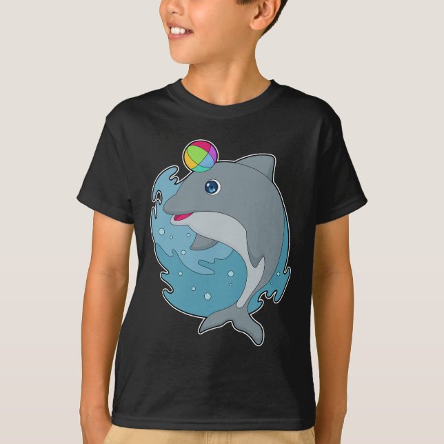 Dolphin Vatten polo T Shirt (Framsida)