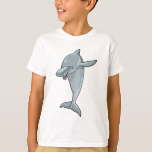 Dolphin vid Hip hop Dance Dab T Shirt