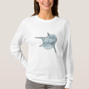 Dolphin vid Swimming T Shirt