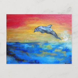 Dolphin Vykort