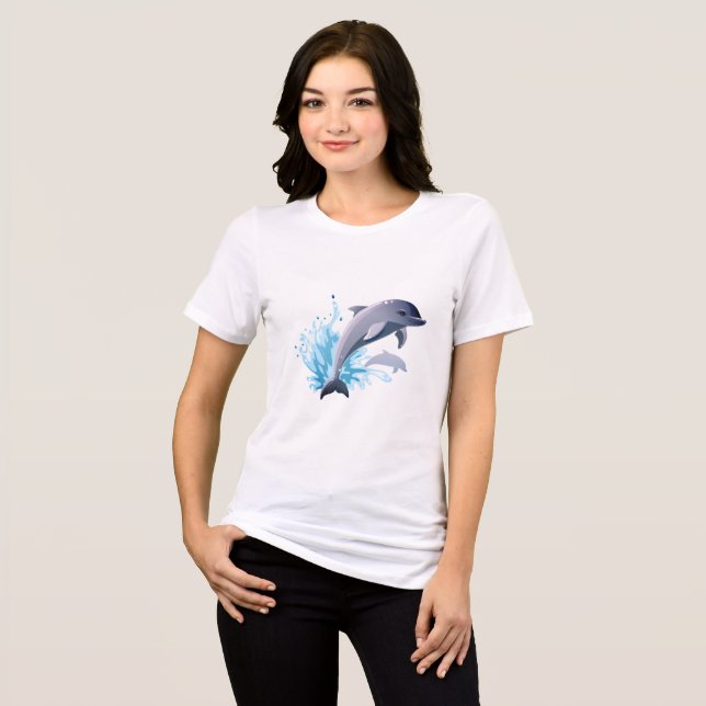 Dolphin Women's T-Shirts (Framsida Full)