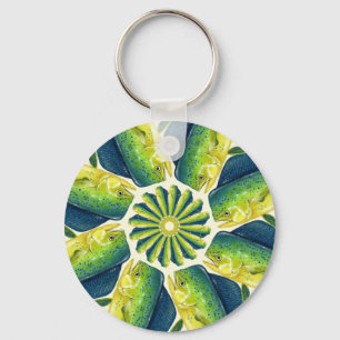Dolphinfish (Mah Mahi) Keychain Nyckelring