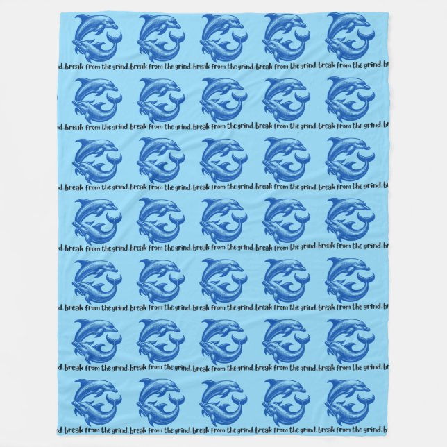 Dolphins BFTG Fleecefilt (Framsidan)