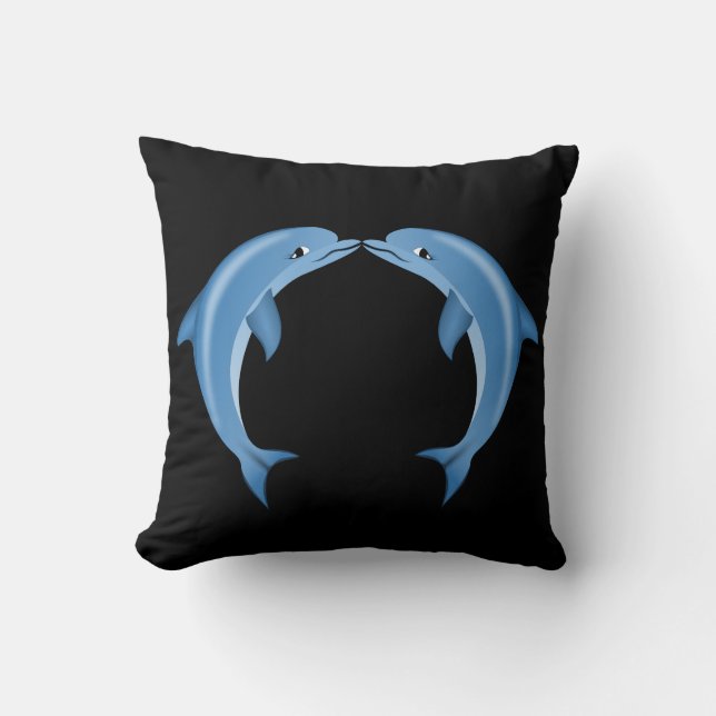 Dolphins Dekorativ kudde (Framsida)