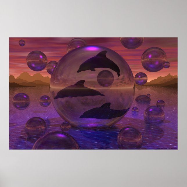 Dolphins Escape Poster (Framsidan)