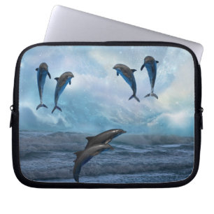 Dolphins fantasi laptop fodral