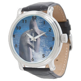 Dolphins för vilda fotografier armbandsur