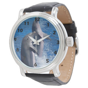 Dolphins för vilda fotografier armbandsur