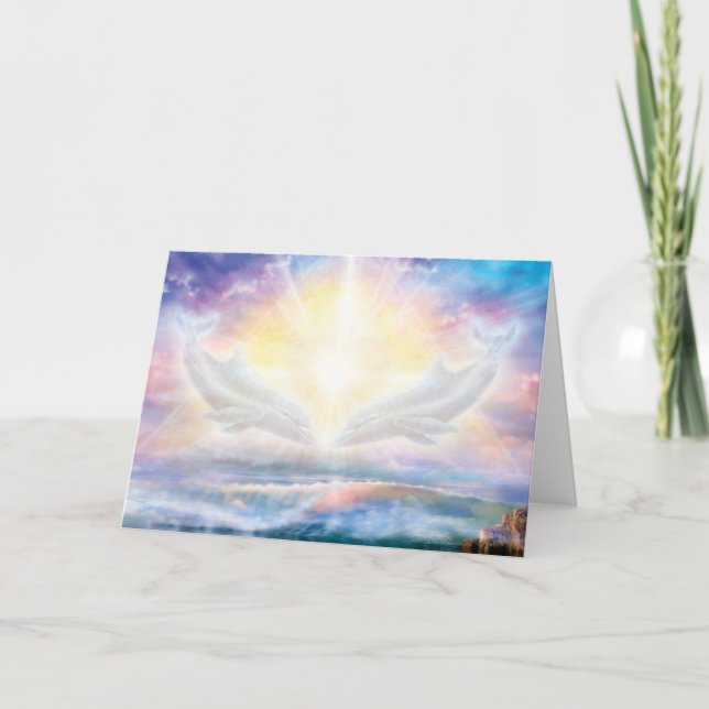 Dolphins Heart Kort (Framsida)